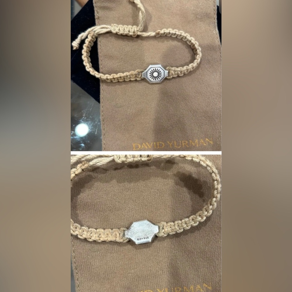 2 David Yurman Tan Rope Bracelets